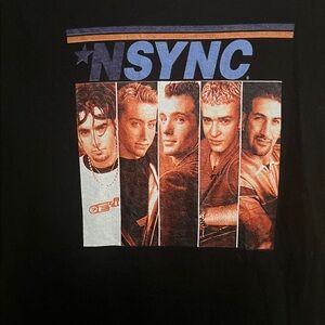Black NSYNC Small Shirt